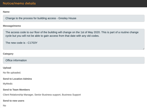 Auditable communication with your team